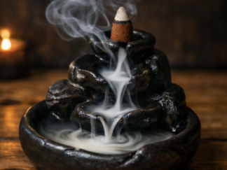 Fontaine à encens et cônes