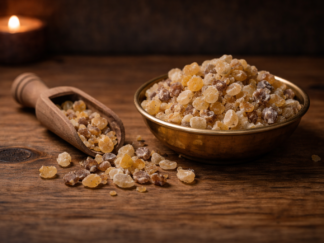 Résines, bois et plantes