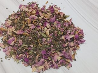 Thé blanc, rose et oranger