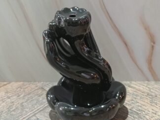 Fontaine à encens main et fleur de lotus